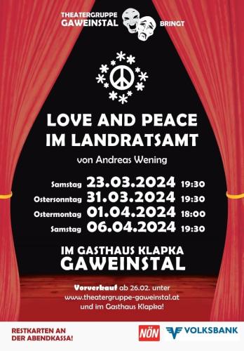 2024 - Love and Peace im Landratsamt
